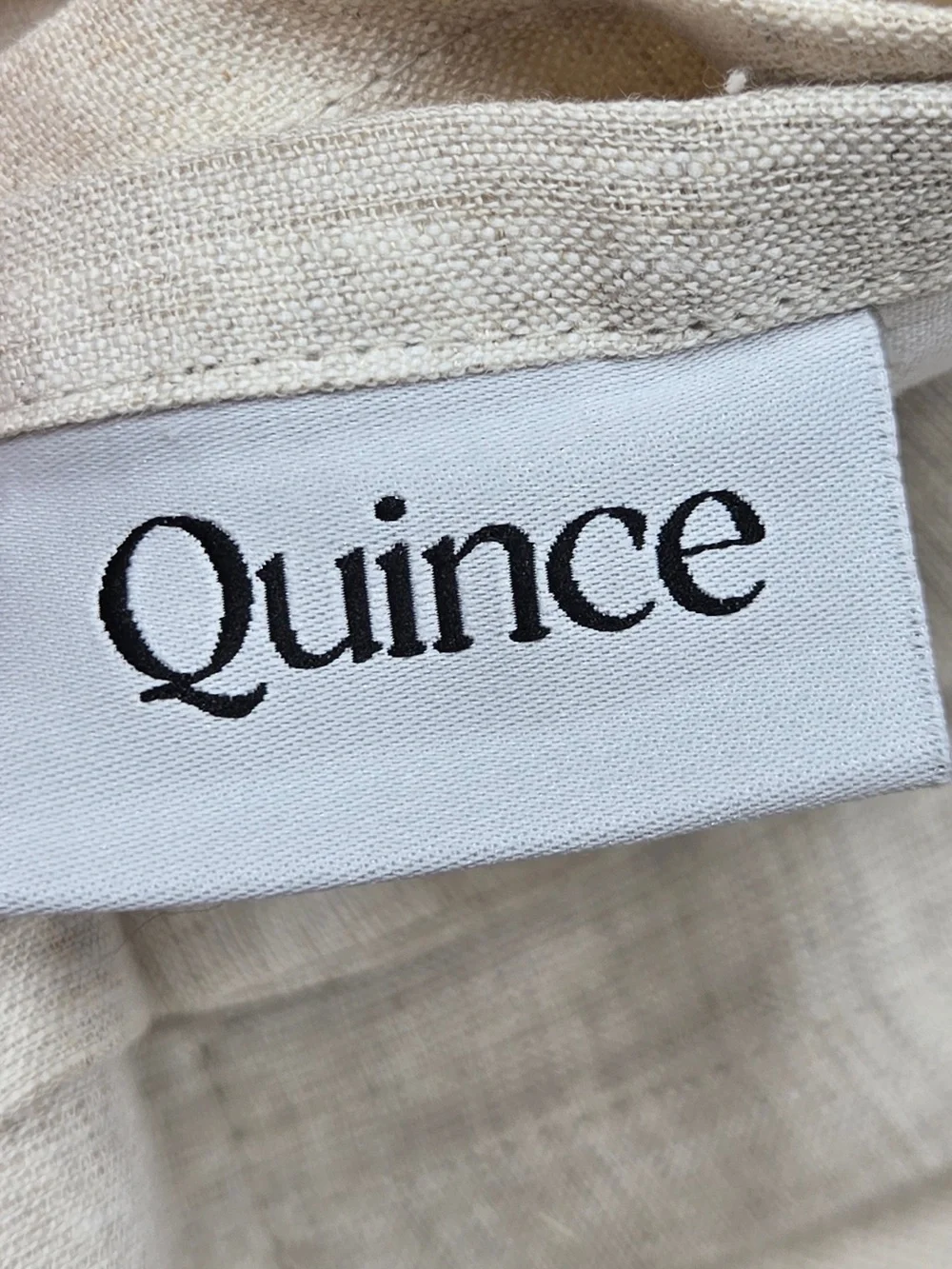 QUINCE Set Of 2 48x84 European Linen Curtains Flax 0060